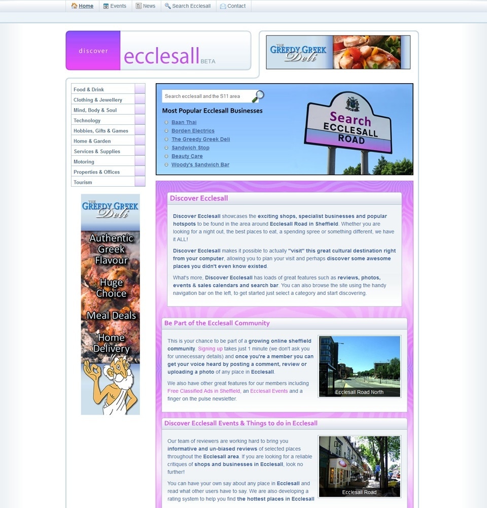 Discover Ecclesall (Revamp)