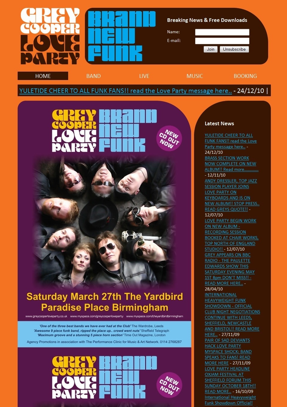 Grey Cooper Love Party