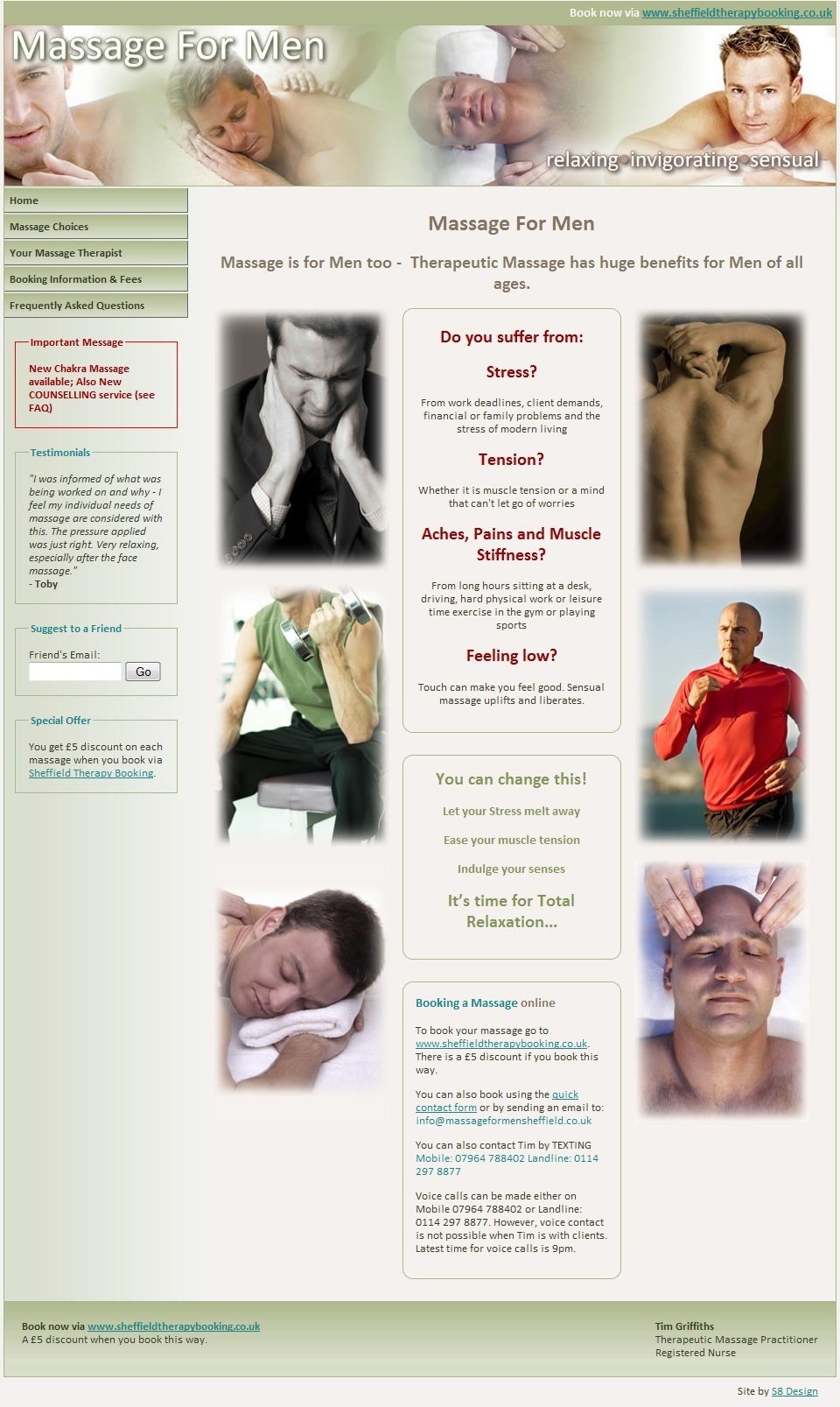 Massage For Men Sheffield