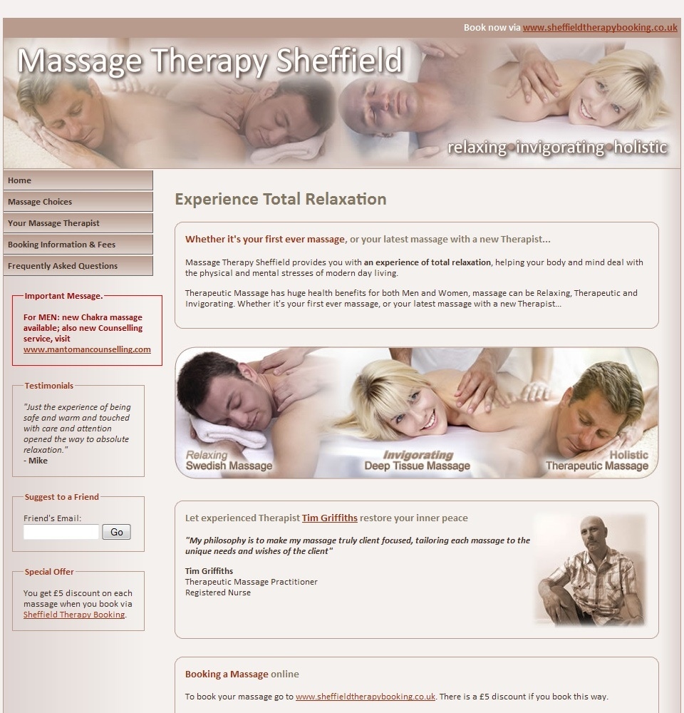 Massage Therapy Sheffield